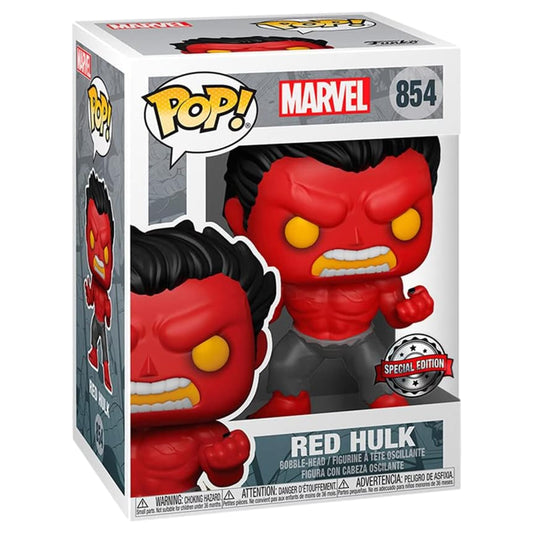 Funko Pop! Marvel Red Hulk #854 Hot Topic Exclusive