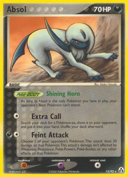 Pokemon Absol 15/92 Legend Maker