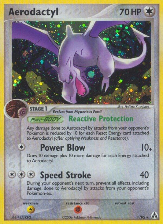 Pokemon Aerodactyl 1/92 Legend Maker
