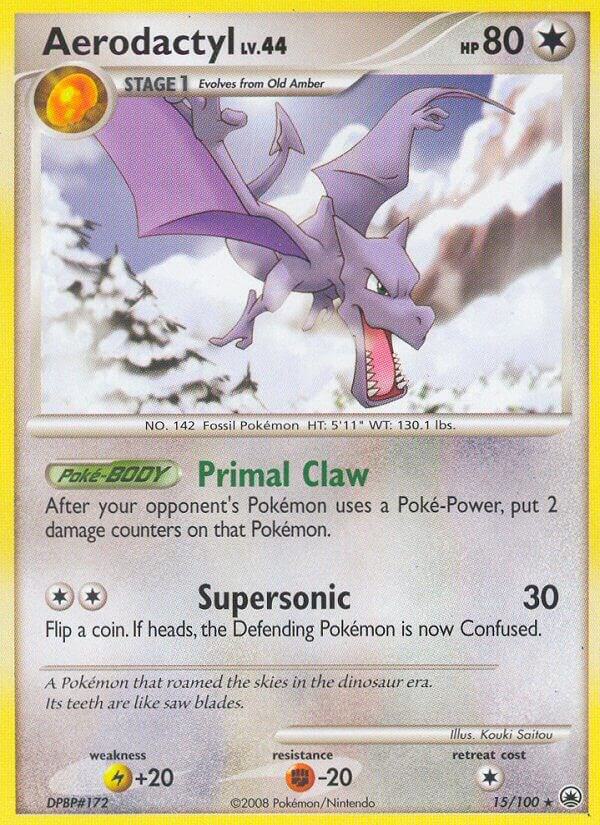 Pokemon Aerodactyl 15/100 Majestic Dawn