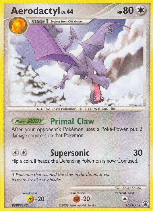 Pokemon Aerodactyl 15/100 Majestic Dawn