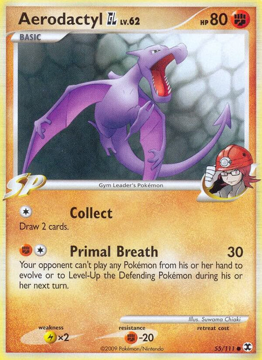 Pokemon Aerodactyl GL 55/111 Rising Rivals