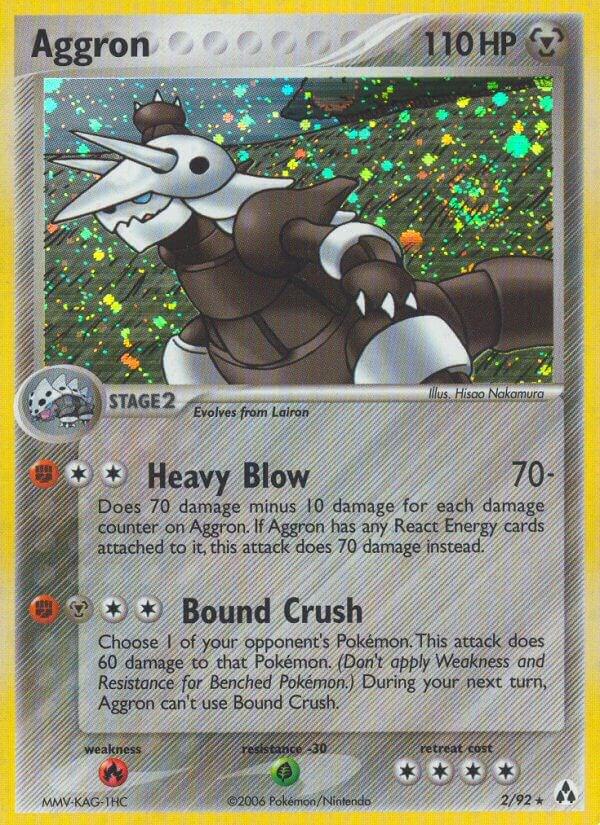 Pokemon Aggron 2/92 Legend Maker