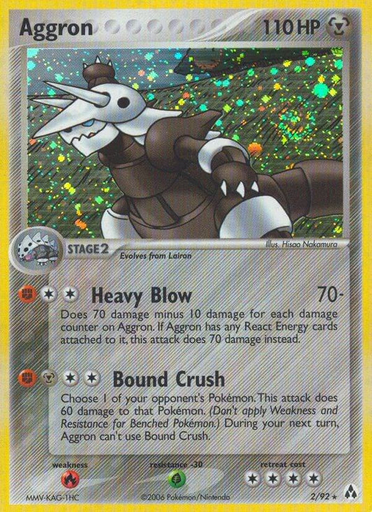 Pokemon Aggron 2/92 Legend Maker