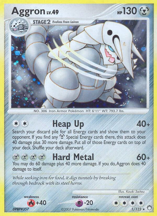 Pokemon Aggron 1/123 Mysterious Treasures