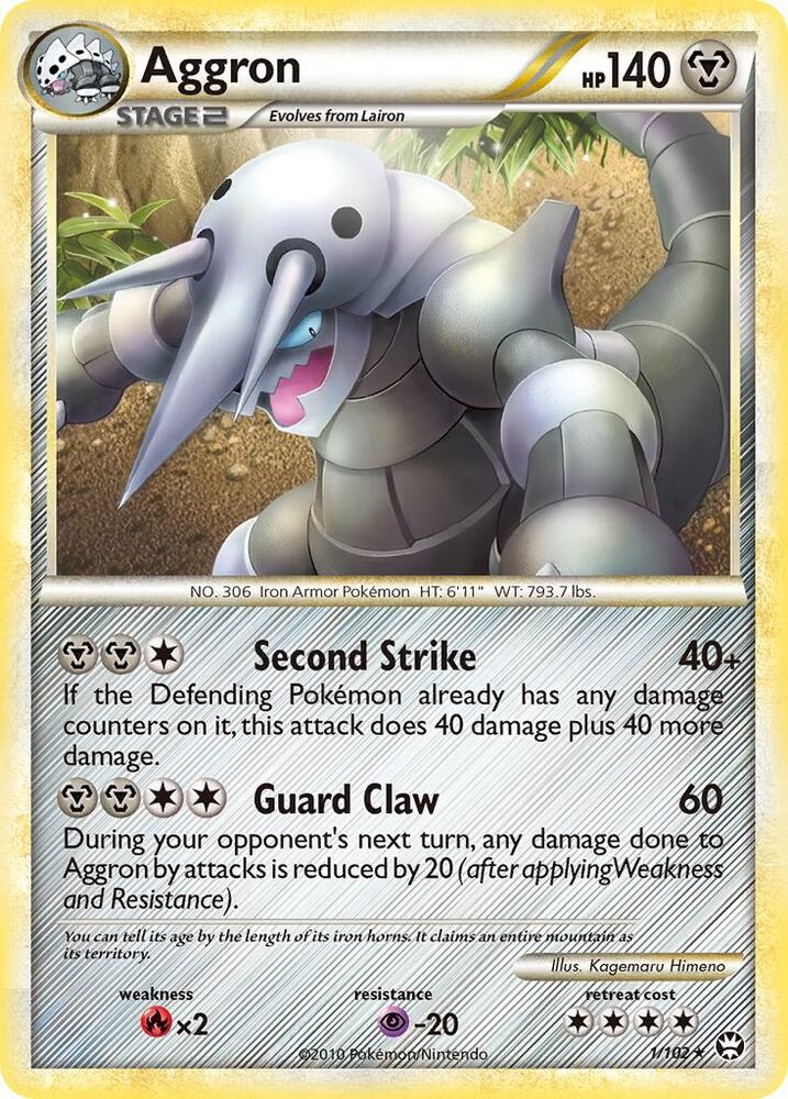 Pokemon Aggron 1/102 Triumphant