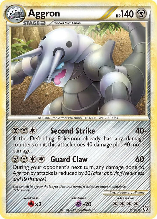 Pokemon Aggron 1/102 Triumphant