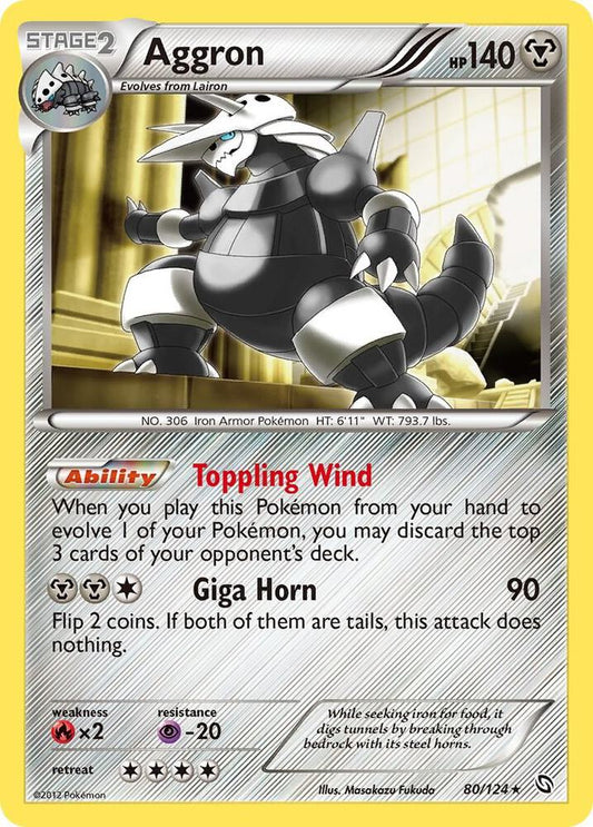 Pokemon Aggron 80/124 Dragons Exalted