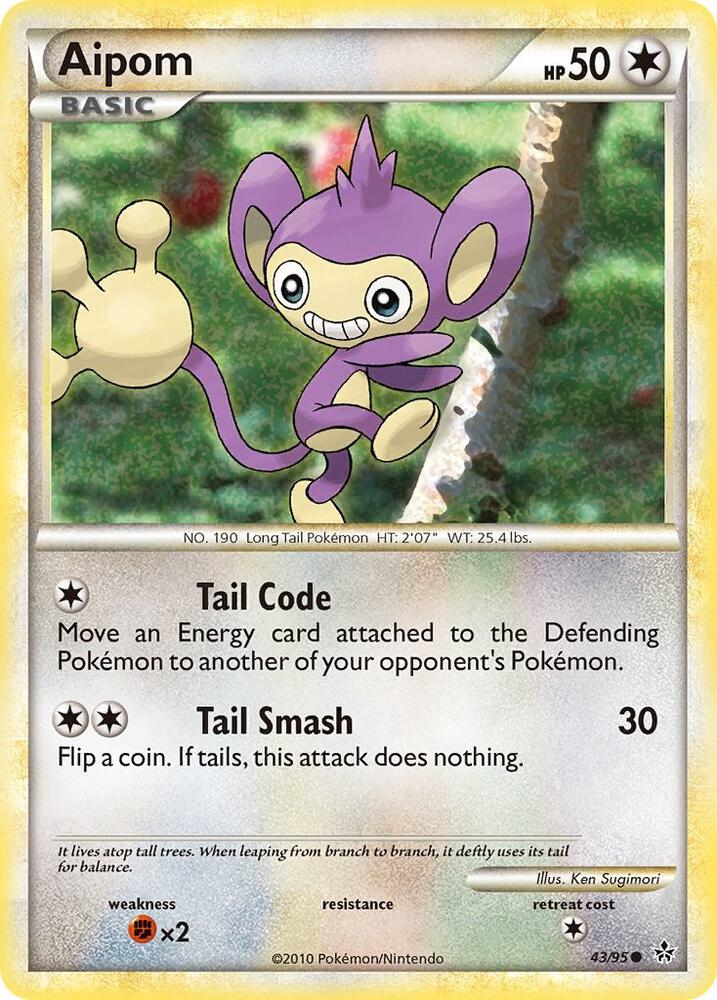 Pokemon Aipom 43/95 Unleashed