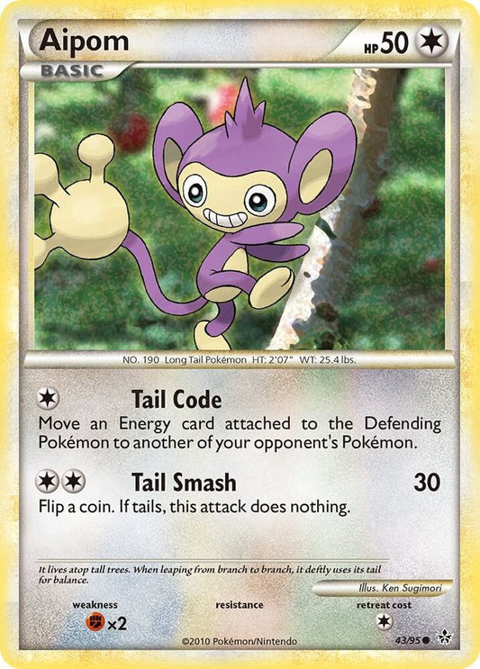 Pokemon Aipom 43/95 Unleashed