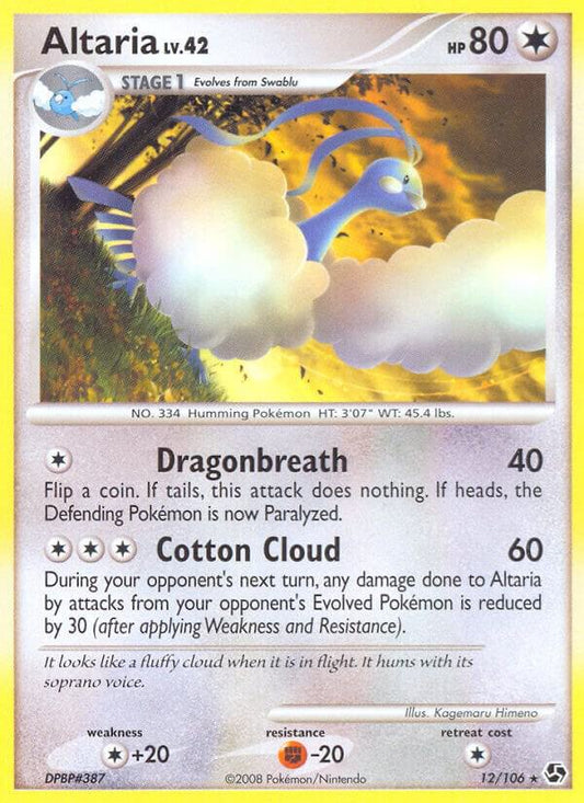 Pokemon Altaria 12/106 Great Encounters