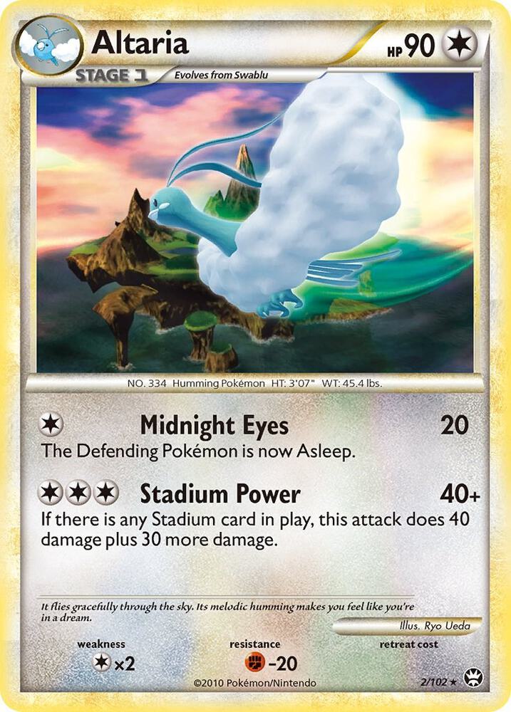 Pokemon Altaria 2/102 Triumphant