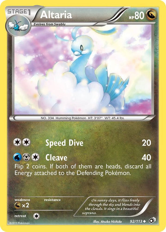 Pokemon Altaria 92/113 Legendary Treasures