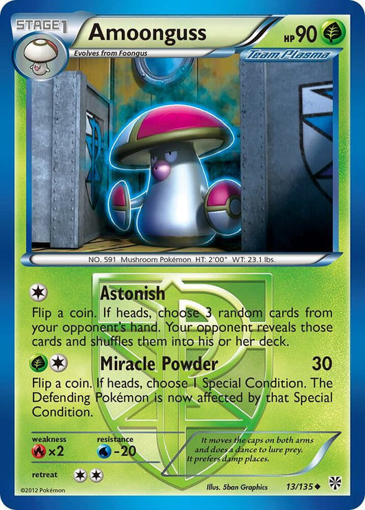 Pokemon Amoonguss 13/135 Plasma Storm
