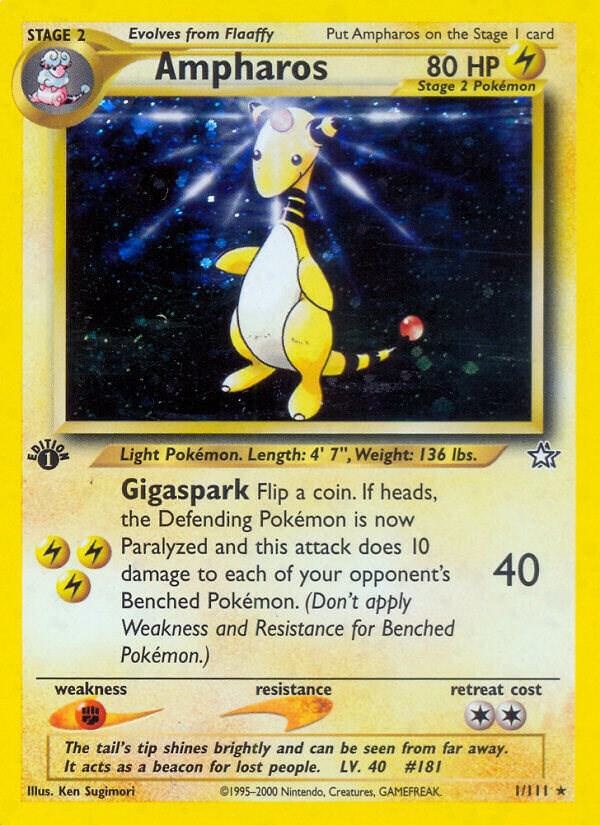 Pokemon Ampharos # 1 Neo Genesis