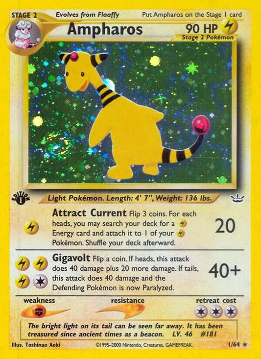Pokemon Ampharos 1/64 Neo Revelation