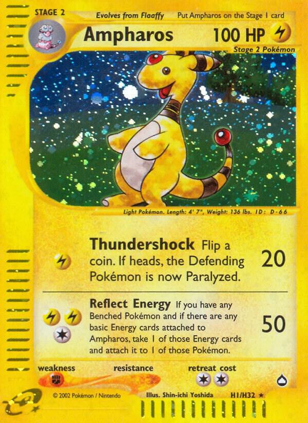 Pokemon Ampharos H1/147 Aquapolis