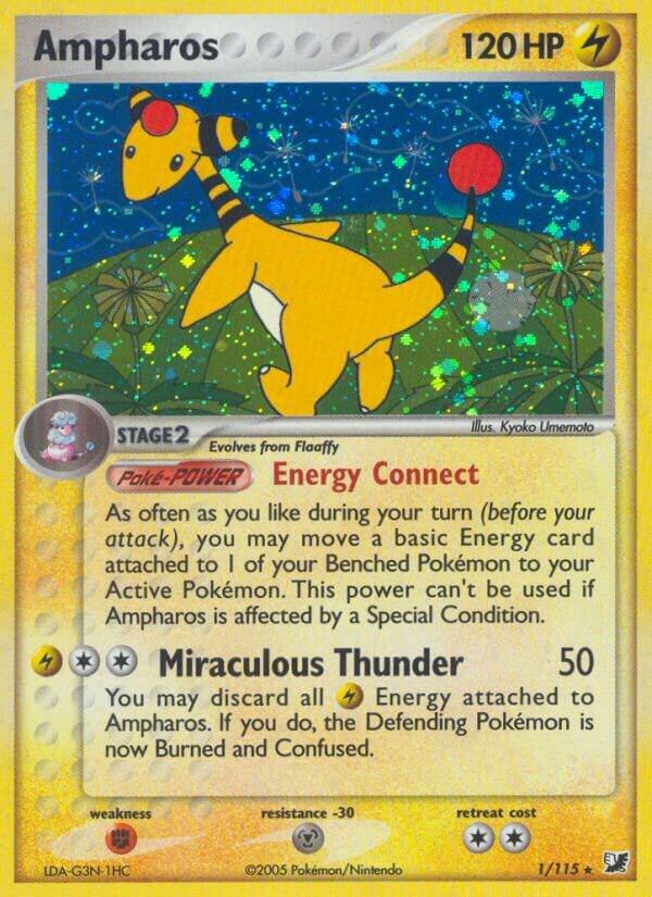 Pokemon Ampharos 1/115 Unseen Forces