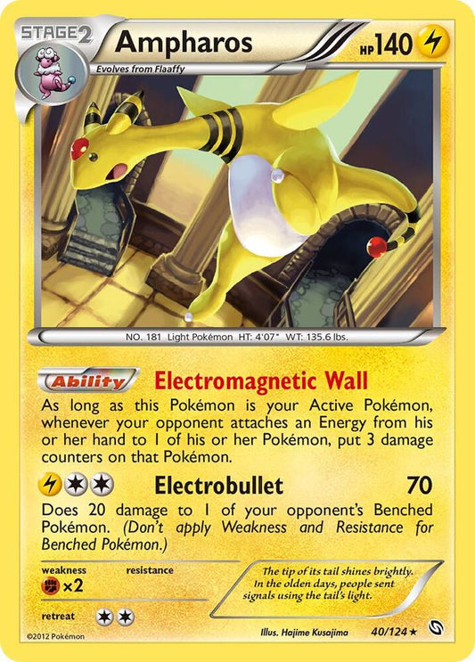 Pokemon Ampharos 40/124 Dragons Exalted