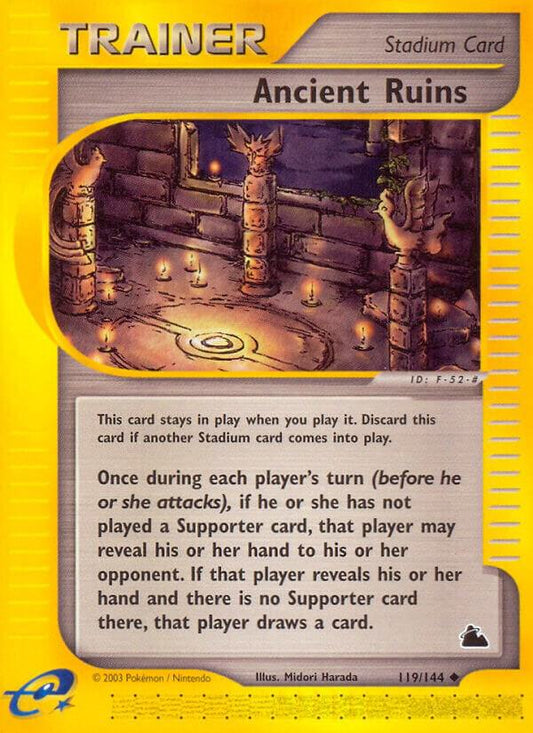 Pokemon Ancient Ruins 119/144 Skyridge