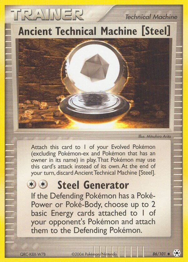 Pokemon Ancient Technical Machine [Steel] 86/101 Hidden Legends