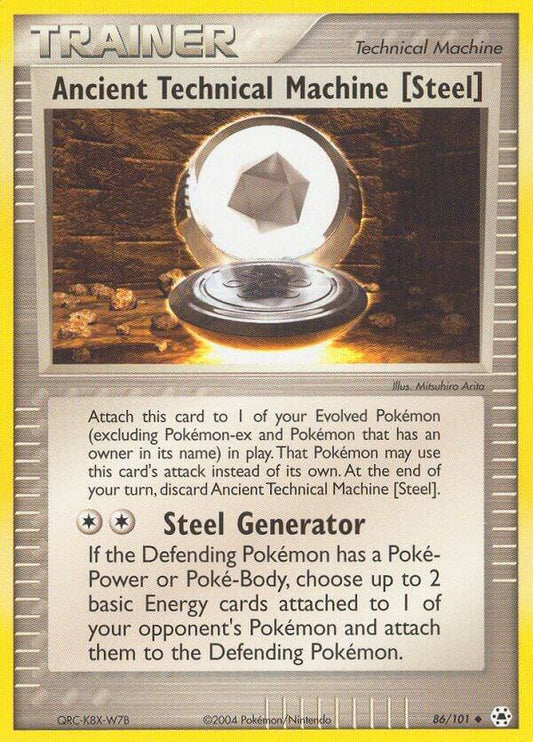 Pokemon Ancient Technical Machine [Steel] 86/101 Hidden Legends