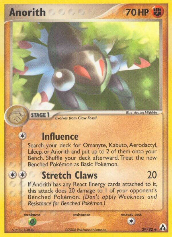Pokemon Anorith 29/92 Legend Maker