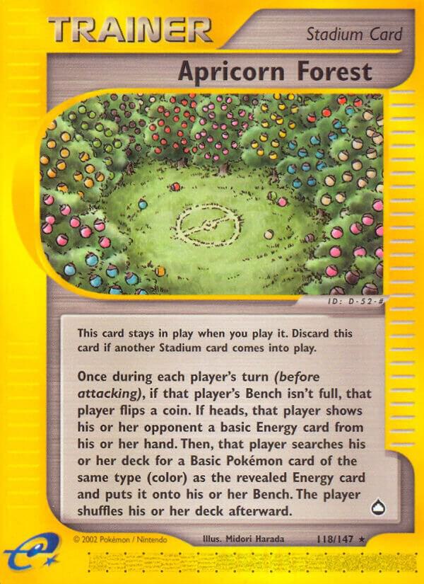 Pokemon Apricorn Forest 118/147 Aquapolis