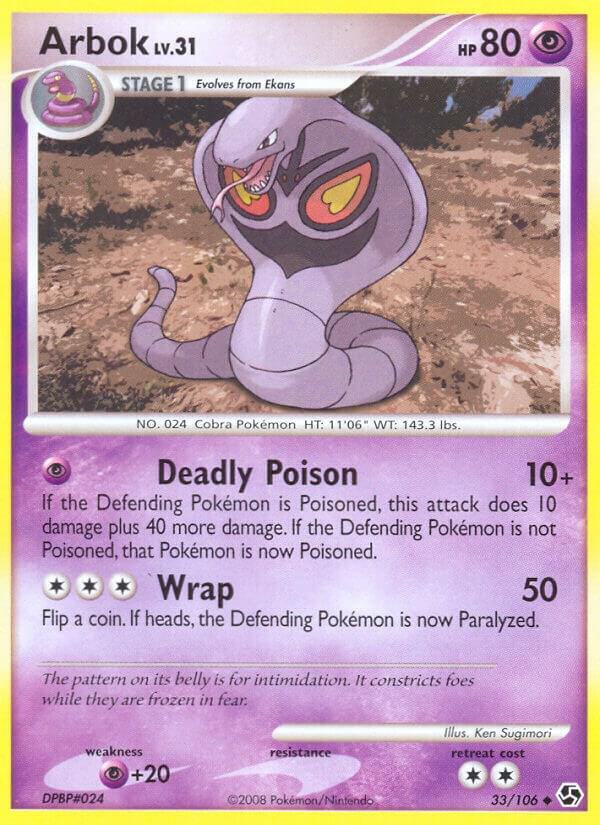 Pokemon Arbok 33/106 Great Encounters