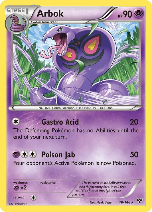 Pokemon Arbok 48/146 XY