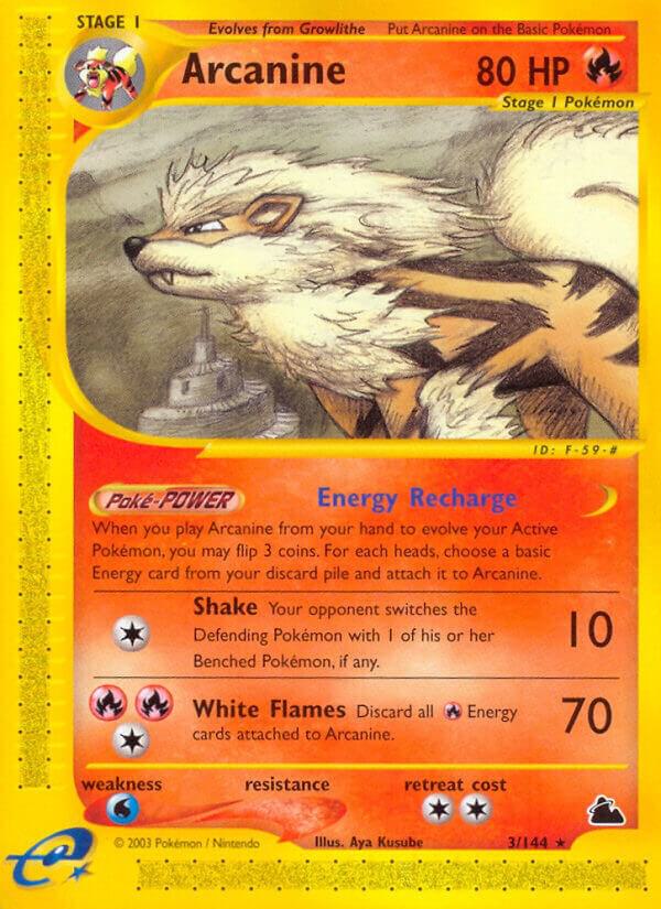 Pokemon Arcanine 3/144 Skyridge