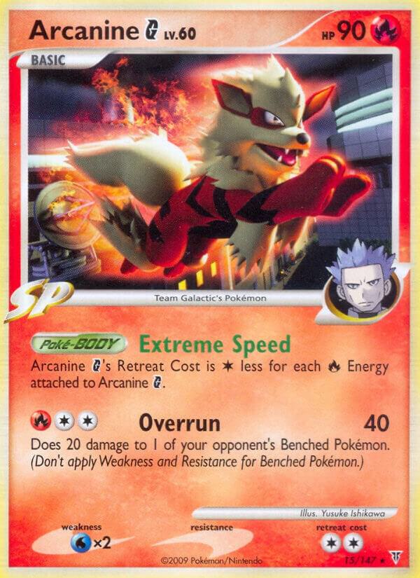 Pokemon Arcanine G 15/147 Supreme Victors