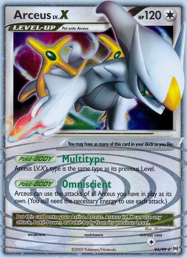 Pokemon Arceus LV.X 94/99 Arceus