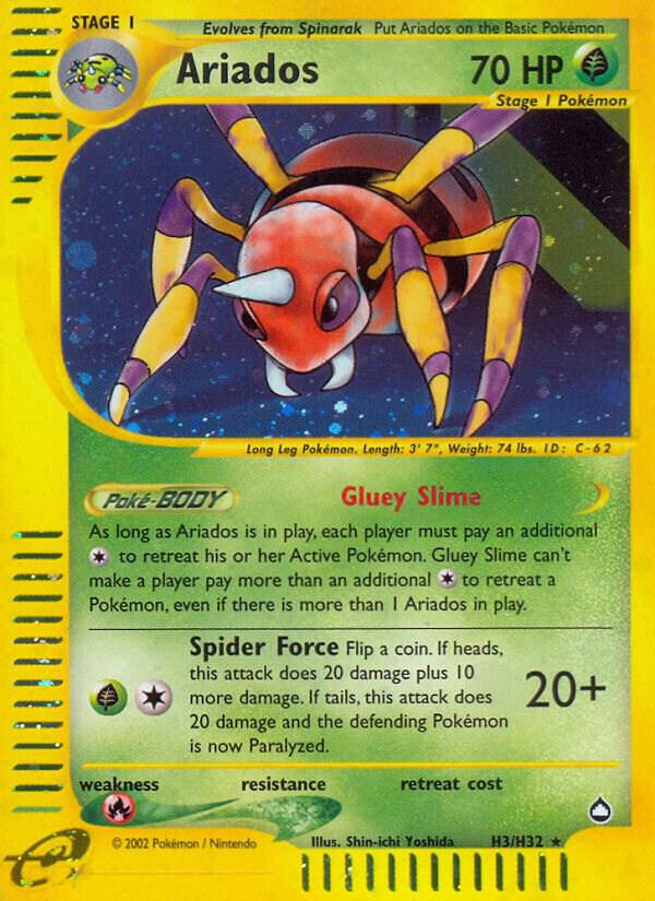 Pokemon Ariados H3/147 Aquapolis