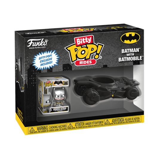 Funko Bitty Pop! Movies DC Batman With Batmobile