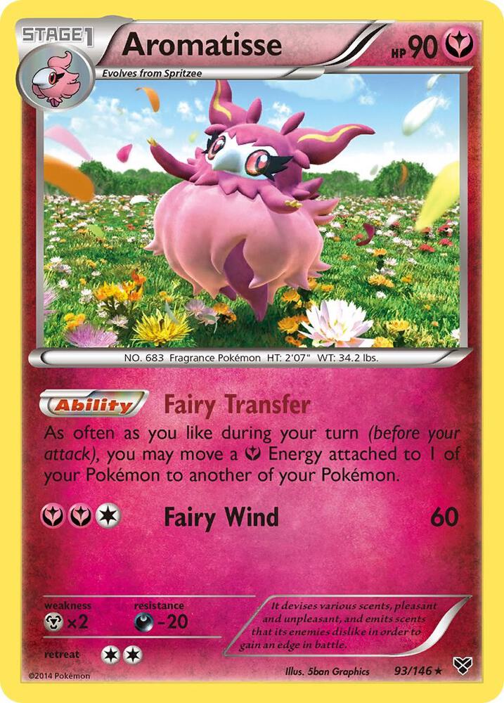 Pokemon Aromatisse 93/146 XY