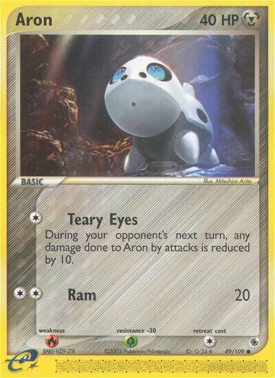 Pokemon Aron 49/109 EX Ruby & Sapphire
