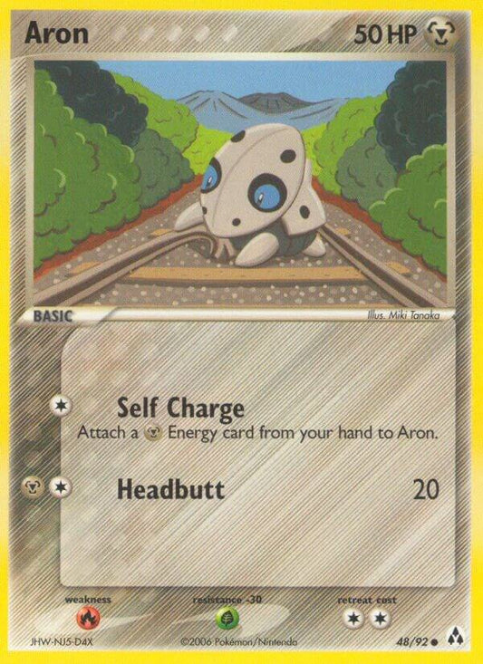 Pokemon Aron 48/92 Legend Maker