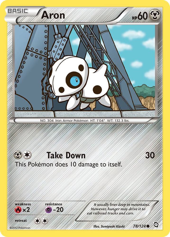 Pokemon Aron 78/124 Dragons Exalted