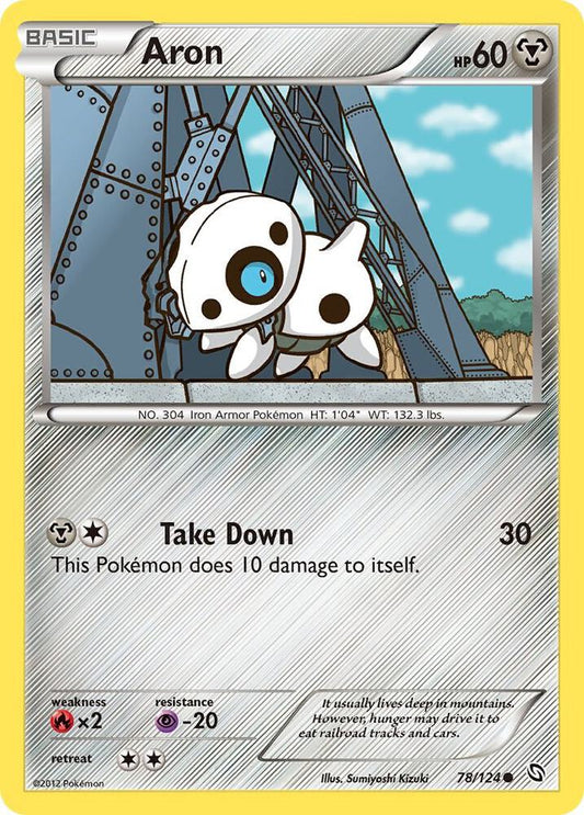 Pokemon Aron 78/124 Dragons Exalted
