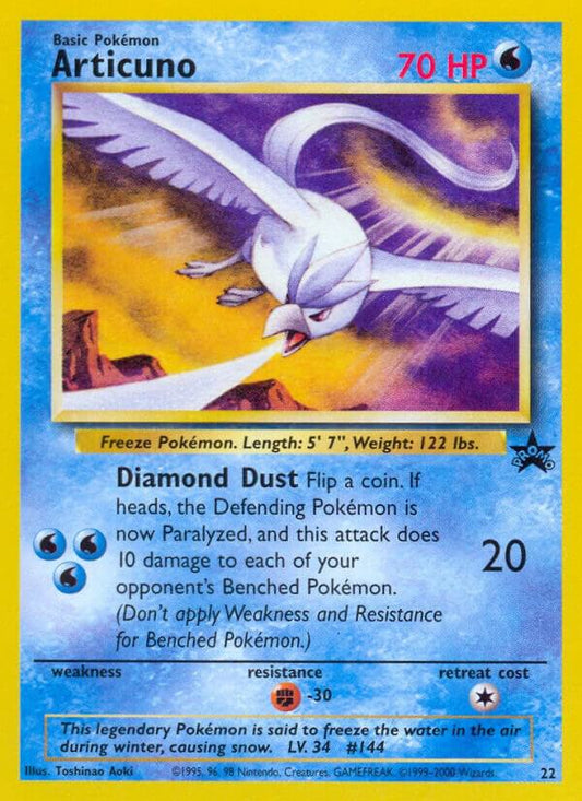 Pokemon Articuno #22 WOTC Promo