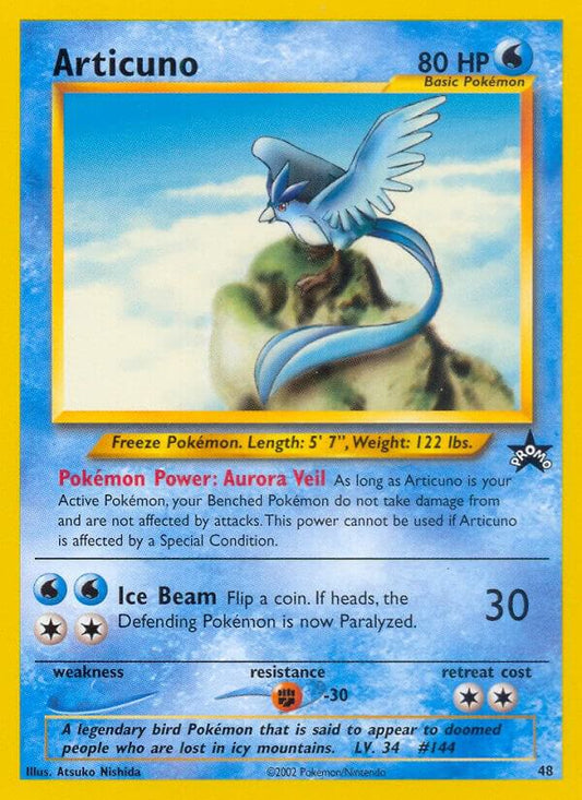 Pokemon Articuno #48 WOTC Promo