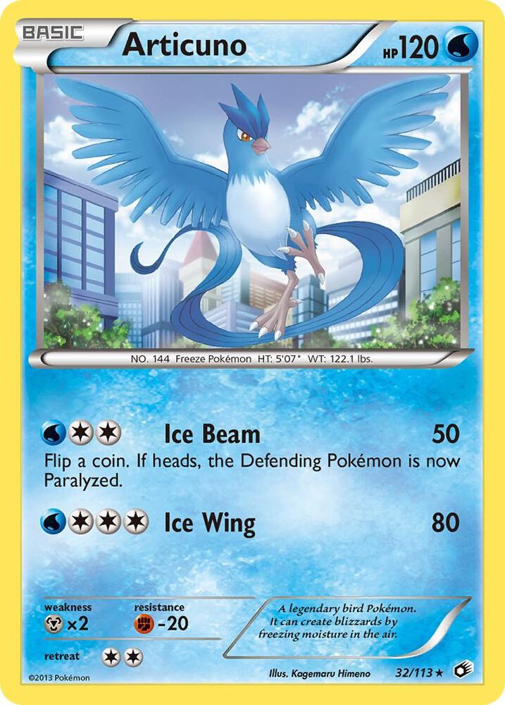 Pokemon Articuno 32/113 Legendary Treasures