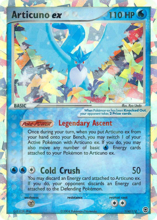 Pokemon Articuno ex 114/112 FireRed & LeafGreen