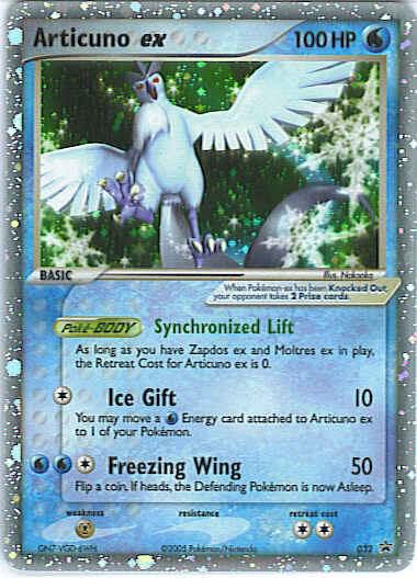 Pokemon Articuno ex 032 Nintendo Black Star Promos