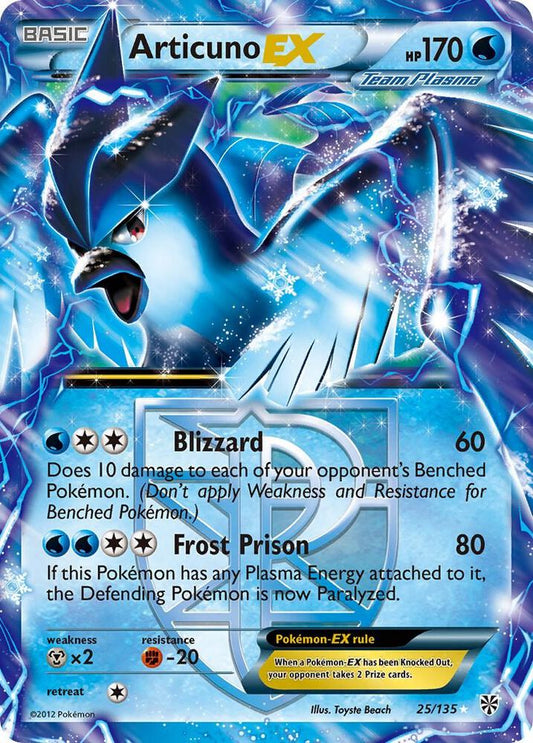 Pokemon Articuno EX 25/135 Plasma Storm
