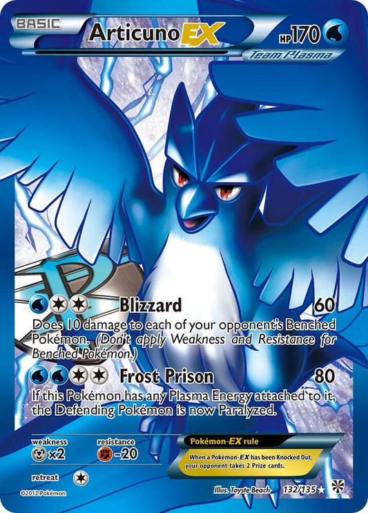 Pokemon Articuno EX 132/135 Plasma Storm