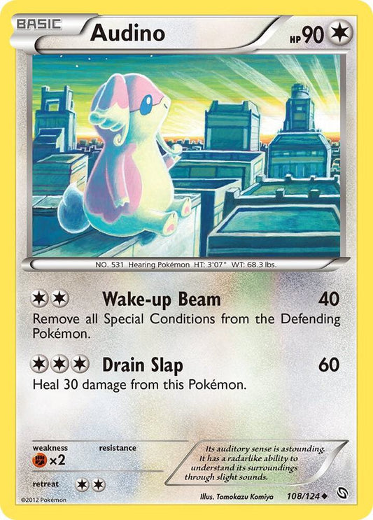 Pokemon Audino 108/124 Dragons Exalted