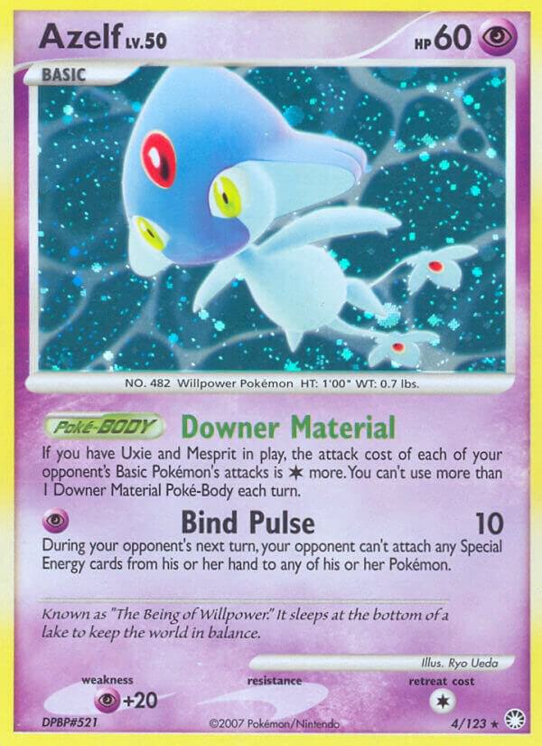 Pokemon Azelf 4/123 Mysterious Treasures