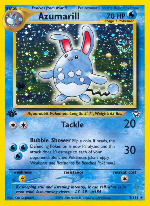 Pokemon Azumarill # 2 Neo Genesis